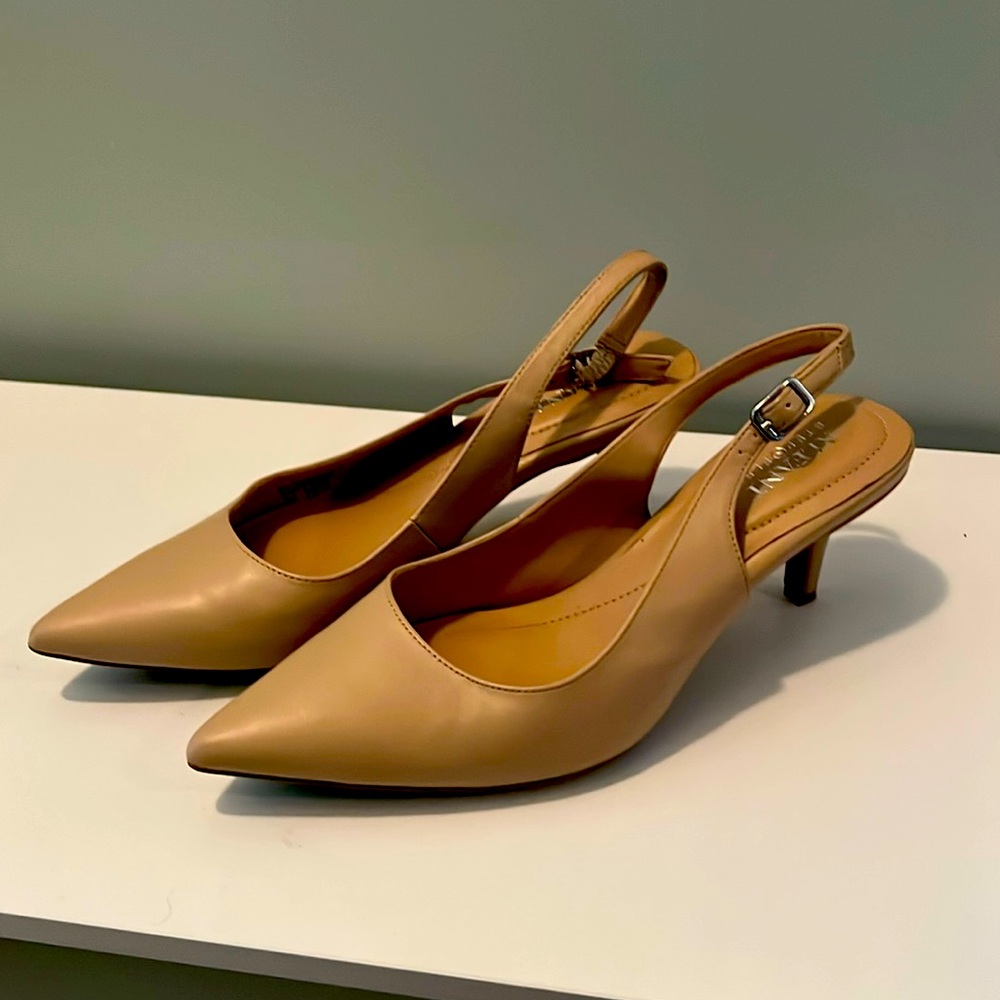 Alfani Stepflex Kitten Heel Slingbacks